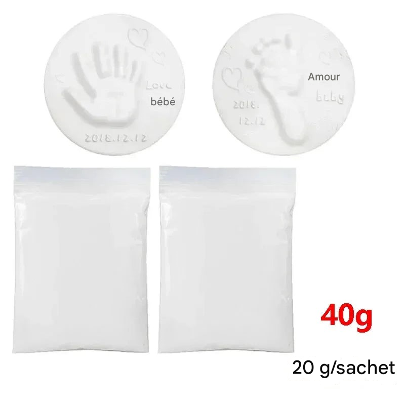 Empreintes de mains et de pieds pour bébé 40G