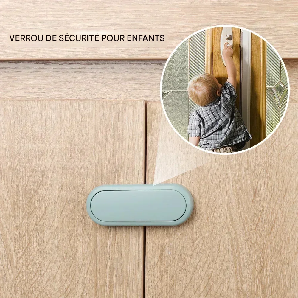 Verrou de sécurité pour porte d armoire pour enfant
