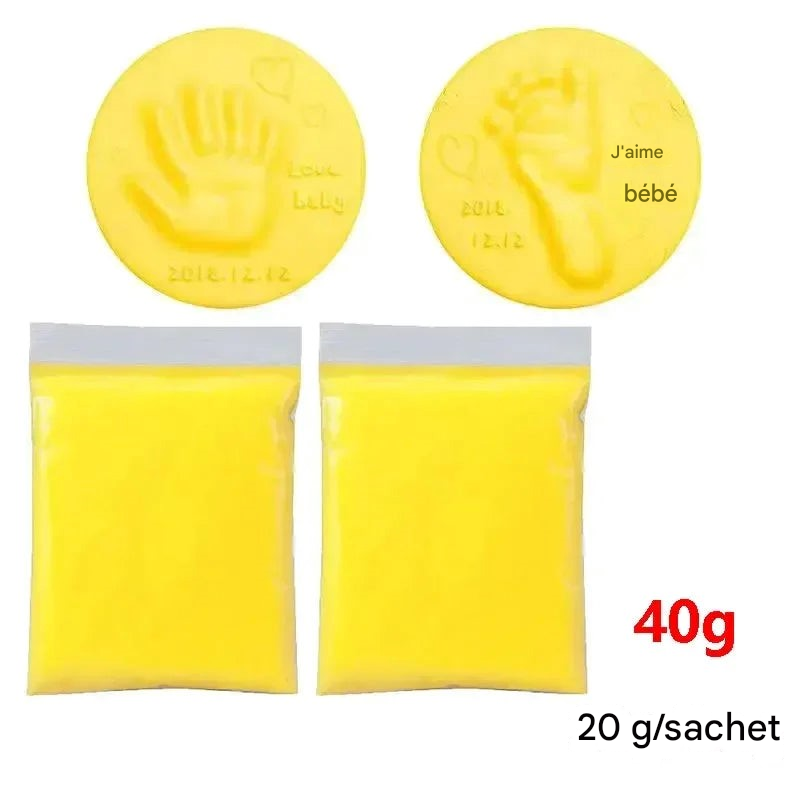 Empreintes de mains et de pieds pour bébé 40G