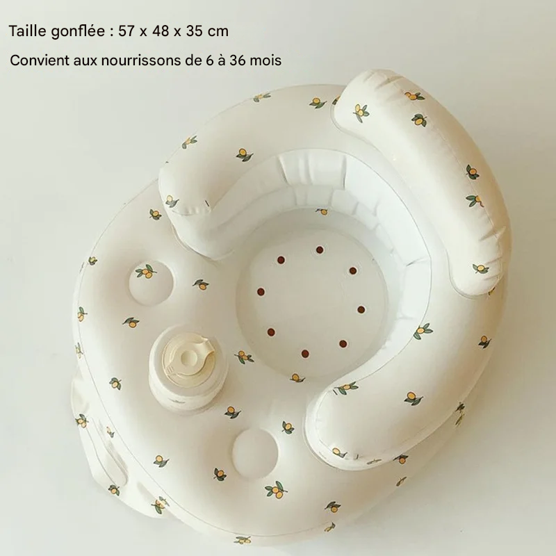 Canapé Gonflable Bébé avec Pompe intégrée